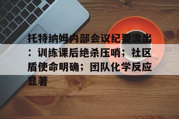 爱游戏体育APP-托特纳姆内部会议纪要流出：训练课后绝杀压哨；社区盾使命明确；团队化学反应显著的简单介绍